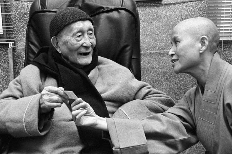 Master Cheng Yen and Master Yin Shun